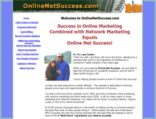Tablet Screenshot of onlinenetsuccess.com